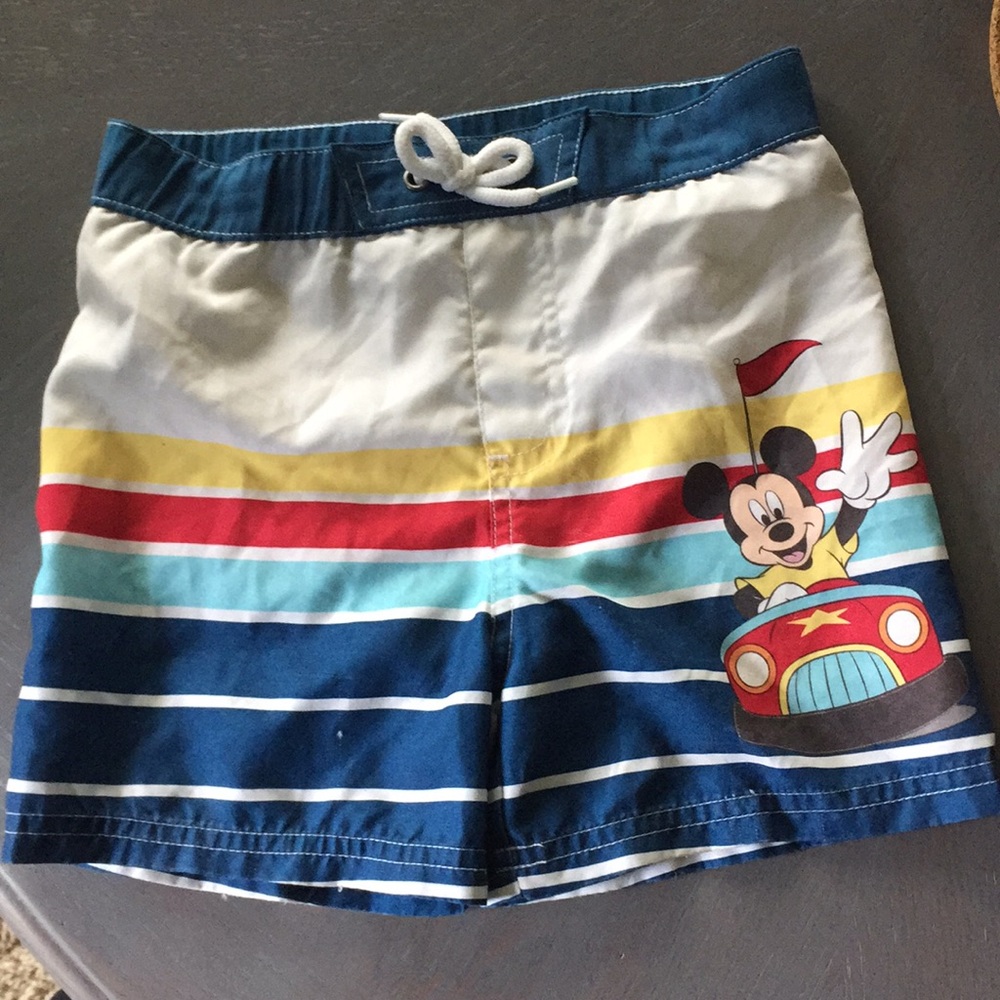 Boys Disney Mickey Swim Shorts Size 18-24 Months
